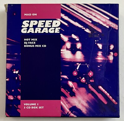 Mad On Speed Garage Volume 1 - 3 CD Box Set UK Garage House Andy Bailey DJ Face