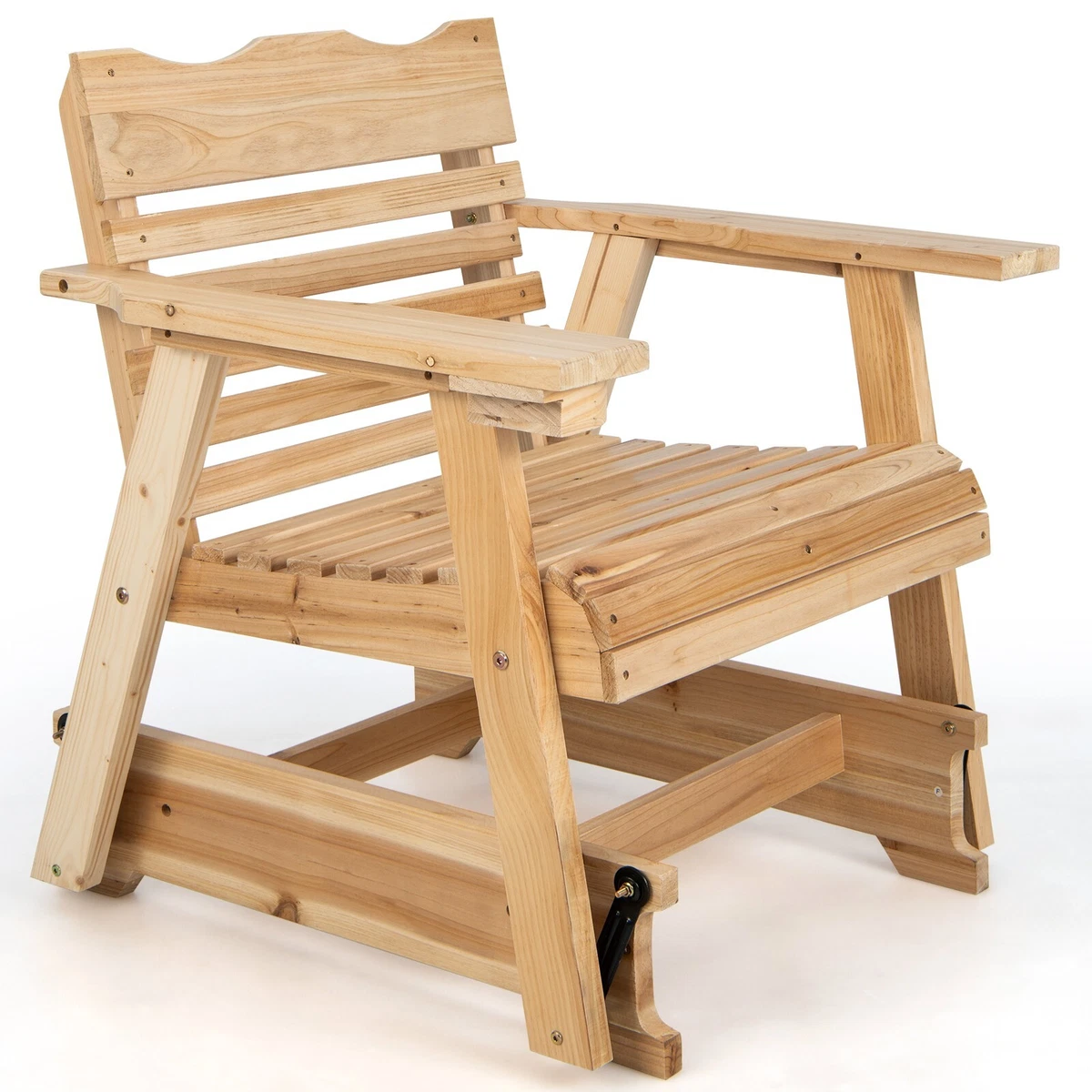Garden rocking cheap chair wood