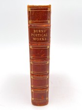 THE POEMS AND SONGS of ROBERT BURNS by Andrew Lang 1904 Third Edition Red Cover