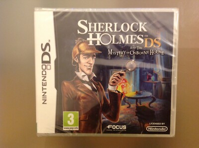   SHERLOCK HOLMES AND THE MYSTERY OF OSBORNE HOUSE NINTENDO DS - NEW & SEALED