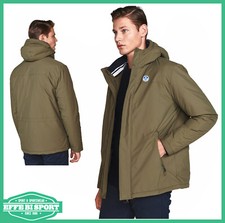 Giubbotto uomo invernale North Sails giacca casual con cappuccio e tasche verde
