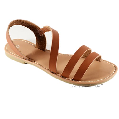 Nuevas sandalias para mujer zapatos tanga chanclas sin cordones punta plana abierta - Imagen 17 de 23