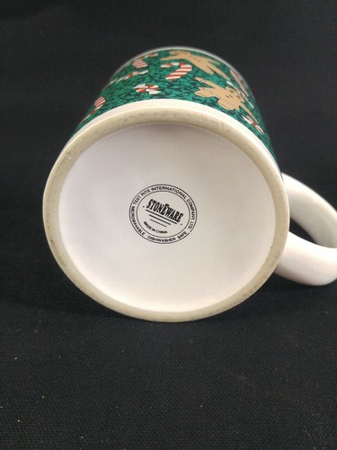 Tazza da caffè Holiday pan di zenzero uomo e canna di caramelle tazza 10 oz. - Foto 5 di 5