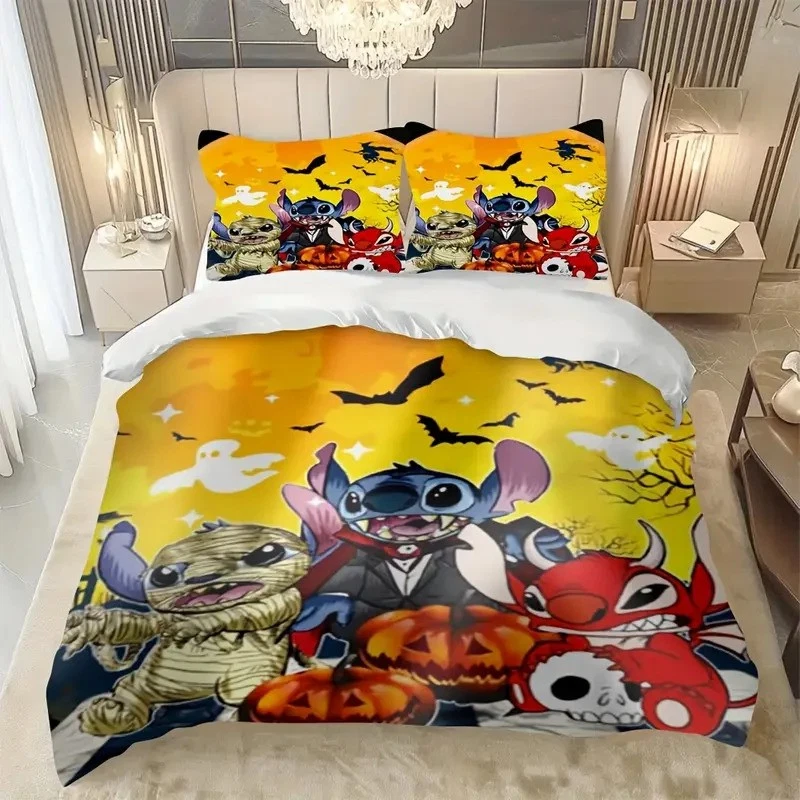Stitch Spooky Halloween Costume Mummy Devil Trick Or Treat Bedding Set