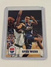 1993-94 Hoops Sacramento Kings Basketball Card #193 Spud Webb