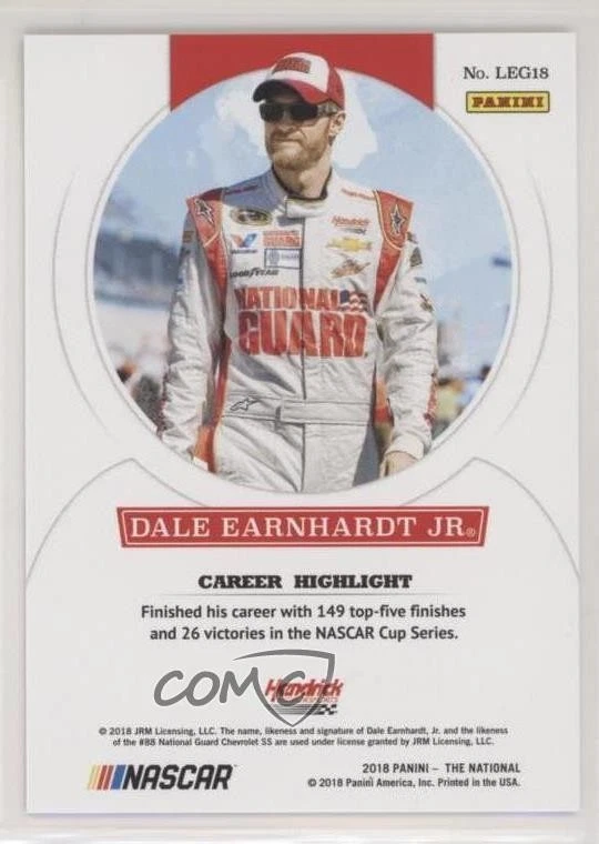 2018 Panini National Convention Legends Rainbow Spokes /49 Dale Earnhardt Jr HOF - Image 2 of 2