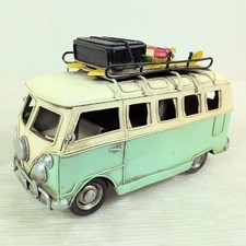 Retro Tin Camper an olkswagen Bus Surfboard