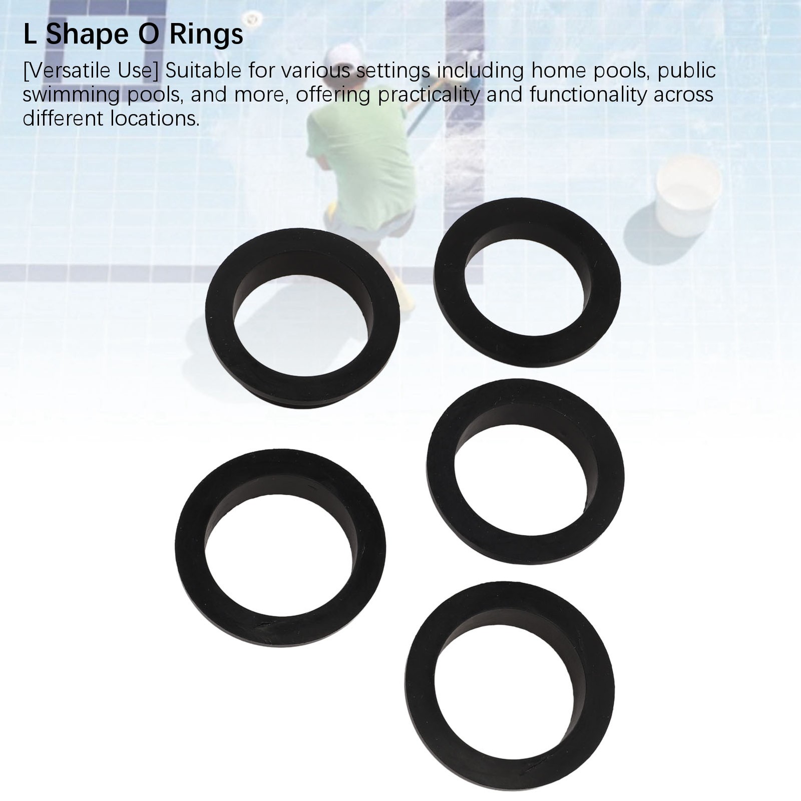 Sand Filter Pump Motor Gasket L Shape O Rings 11228 11412 Rubber For 26323CA