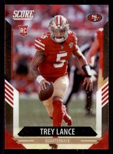 2021 Panini Chronicles #404 Trey Lance Score Update Rookies San Francisco 49ers