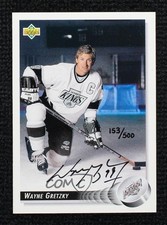1992 Upper Deck UDA Auto 153/500 Wayne Gretzky HOF