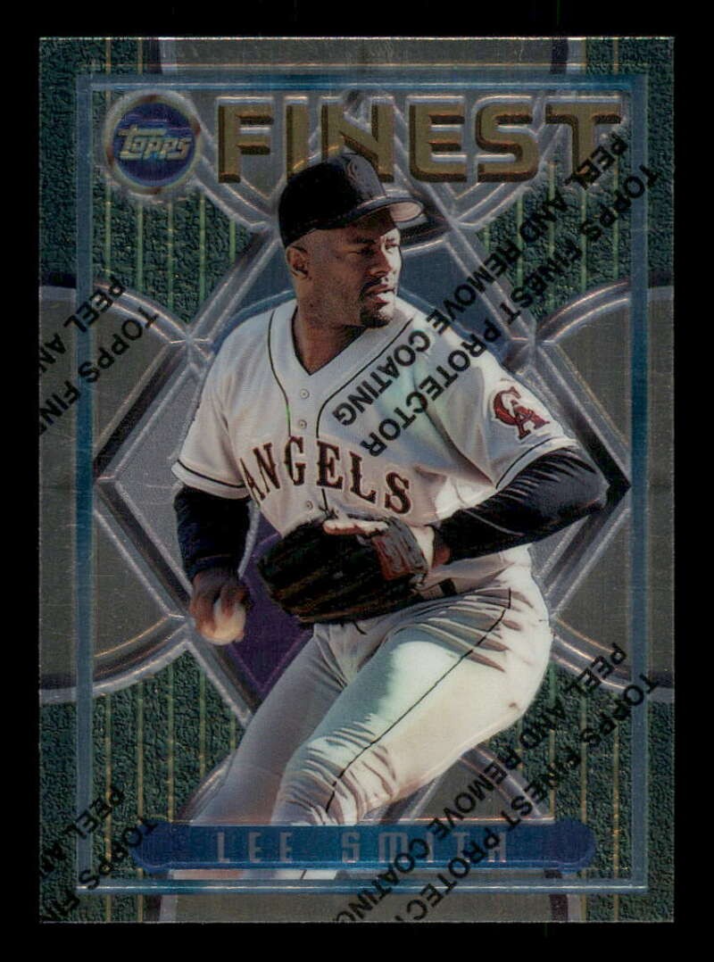 1995 Topps Finest #241 Lee Smith Angels HOF NM-MINT c