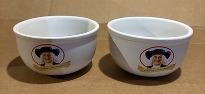 Quaker Oats 2005 White Ceramic Oatmeal Cereal Bowl Vintage Retro Nostalgia