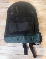 Brand New Mesh Black and Green Backpack
