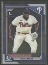 2024 Bowman Chrome #BCP-226 Jalvin Arias Prospects