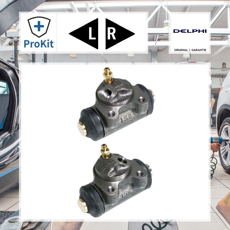2x Delphi Radbremszylinder Links, Rechts für Volvo 440 480 460 Fso POLONEZ II