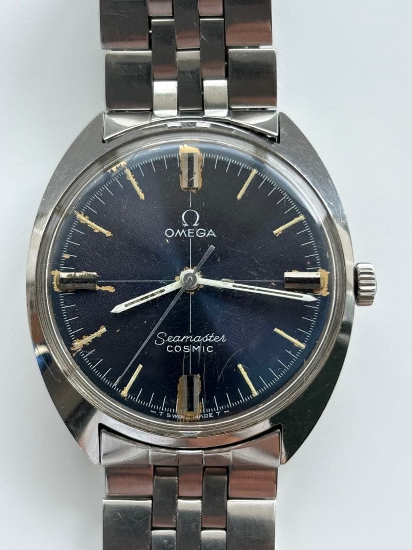 OMEGA Seamaster COSMIC Navy Hand-Winding Working