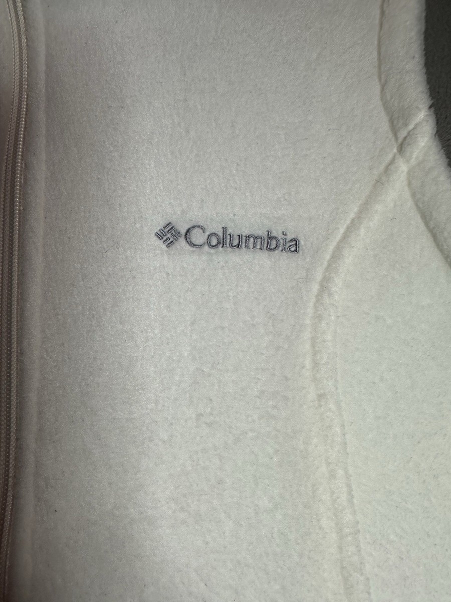 COLUMBIA Women's M Fleece Vest Benton Springs Fleece Vest, Sea Salt, Cozy View 2