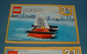 CREATOR, AIR BLAZER SET 31057 (3 IN 1) - LEGO - 2017 - USED W/ MANUAL