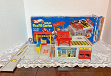 Vintage 1986 Mattel Hot Wheels Sto & Go Fix & Fill Center Playset w/ Box