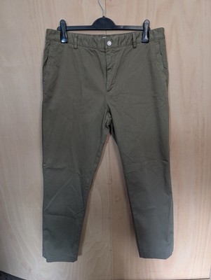 Spoke Heroes Build C Chino Hose Herren W35 L29 Khaki Grün