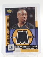 JASON TERRY 2004-05 UD HARDCOURT MATERIALS GAME USED WARM UP PATCH #HM-JT Q6945