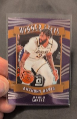 2023-24 Panini Donruss Optic - Winner Stays Anthony Davis #19 Gold Prizm /10
