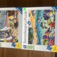 RAVENSBURGER 500 LOT OF 2 BRAND NEW SEALED