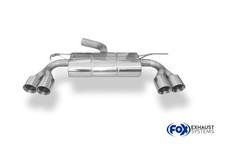 FOX Duplex Racinganlage ab Kat. VW T-Roc 1.0l Frontantrieb je 2x90mm Absorber