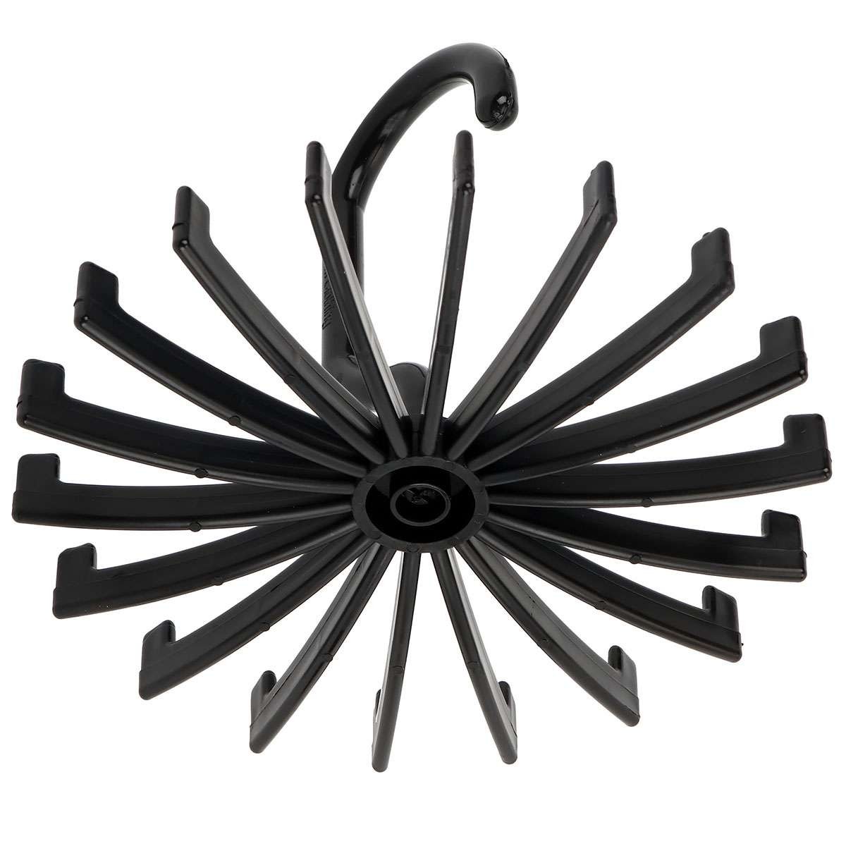 360° Rotatable Neck Tie Rack Hanger Organizer Scarf Belt Hook Storage Holder