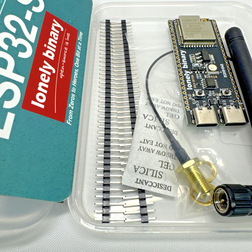 Lonely Binary ESP32-S3 N16R8 Dev Board 16MB Flash 8MB PSRAM Dual USB-C ...