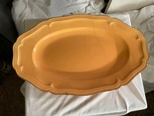Pierre Deux LE POET LAVAL  French  Yellow  Dinner Platter 16 x 10 wide