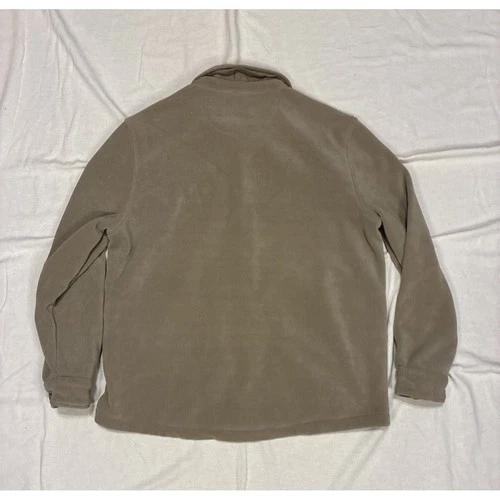 Copper & Oak Corduroy Shirt Jacket Tan Beige Fleece Lined Snap Closure Mens XL image 9