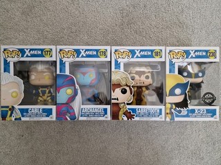 FUNKO POP MARVEL XMEN BUNDLE CABLE X23 SABRETOOTH & ARCHANGEL