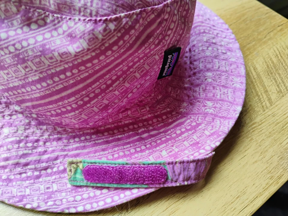 Patagonia Bebé Niño Niñas Sol Cubo Sombrero Con Correa para la Mentón 18-24 Mos Foto 4 de 4