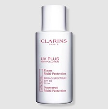Clarins UV Plus Anti-Pollution Antioxidant Face Sunscreen SPF 50  Size: 1.6