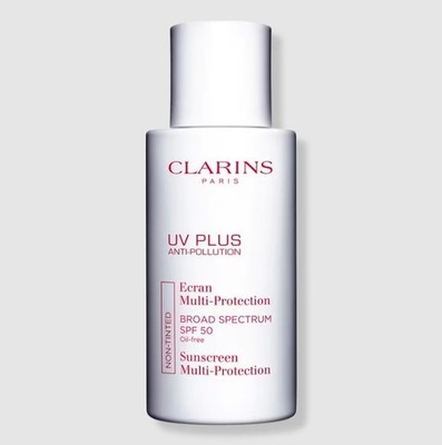 Clarins UV Plus Anti-Pollution Antioxidant Face Sunscreen SPF 50 _ Size: 1.6