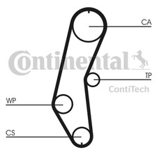 Zahnriemen CONTINENTAL CTAM CT666 für SUNNY GC B12 N13 626 NISSAN MAZDA 106 2 3