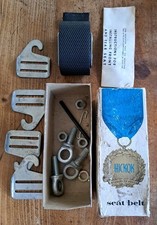 Vintage Hickok Seat Belt Black Sm-12 5623 Waccessories See Photos