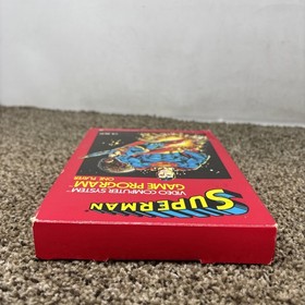 Atari 2600 Boxed Video Game Cartridge - Superman - CIB Complete Working