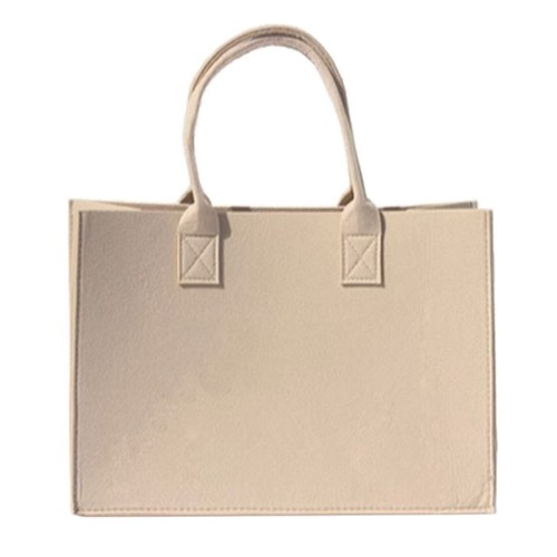 Large Capacity Handbag Solid Color Tote Bag Casual Shopping Bag Woman Girls - Picture 24 of 26