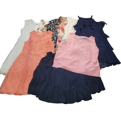 Women s Size 16 Dress Bundle 10Pc Lace Chiffon Midi Plus Size Formal Lot