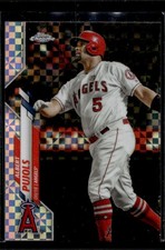 2020 Topps Chrome Albert Pujols X-Fractor Refractor #127 Angels