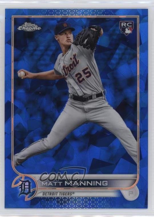 2022 Topps Chrome Sapphire Edition Matt Manning #31 0u2j