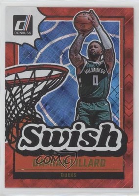 2024-25 Panini Donruss Swish Red Diamond 55/75 Damian Lillard #12 11y2