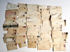 Vtg 1930s/40s Handwritten Letters Correspondence Ephemera Lot Cards, Photos READ