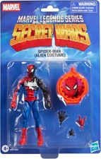 Marvel Legends Series Secret Wars Spider-Man Alien Costume  6 Inch Action Figure