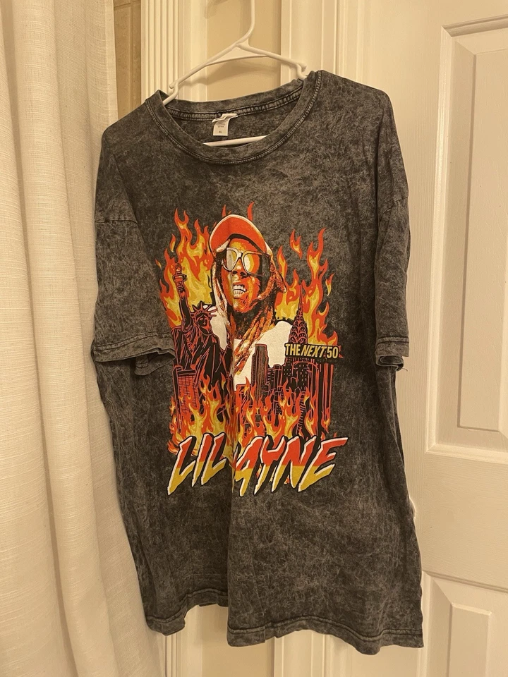 Camiseta Lil Wayne The Next 50 New York Rapper Talla X-Grande ¡Nueva! Foto 2 de 4