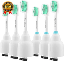 Replacement Toothbrush Heads(6 Pack) Compatible with Philips Sonicare E-Series