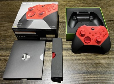 Microsoft Xbox Series 2 Elite Core Red Controller - Good Condition - Boxed