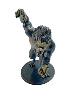 UNHALLOWED - WEREWOLF LORD - 60/60 - R - D&D MINIATURE - no stat card